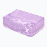 Xtrexo, kostka do jogi z pianki EVA, fioletowa, 1 sztuka - miniaturka zdjęcia produktu