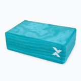 Xtrexo, kostka do jogi z pianki EVA, turkusowa, 1 sztuka - miniaturka zdjęcia produktu