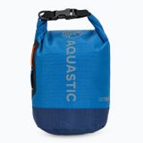 Aquastic Dry Bag, worek wodoszczelny z nylonu i TPU, niebieski, 8 l, 1 sztuka - miniaturka zdjęcia produktu