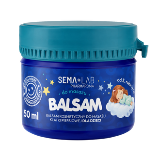 SEMA Lab Pharmaroma, balsam do masażu klatki piersiowej, od 3 roku życia, 50 ml - zdjęcie produktu