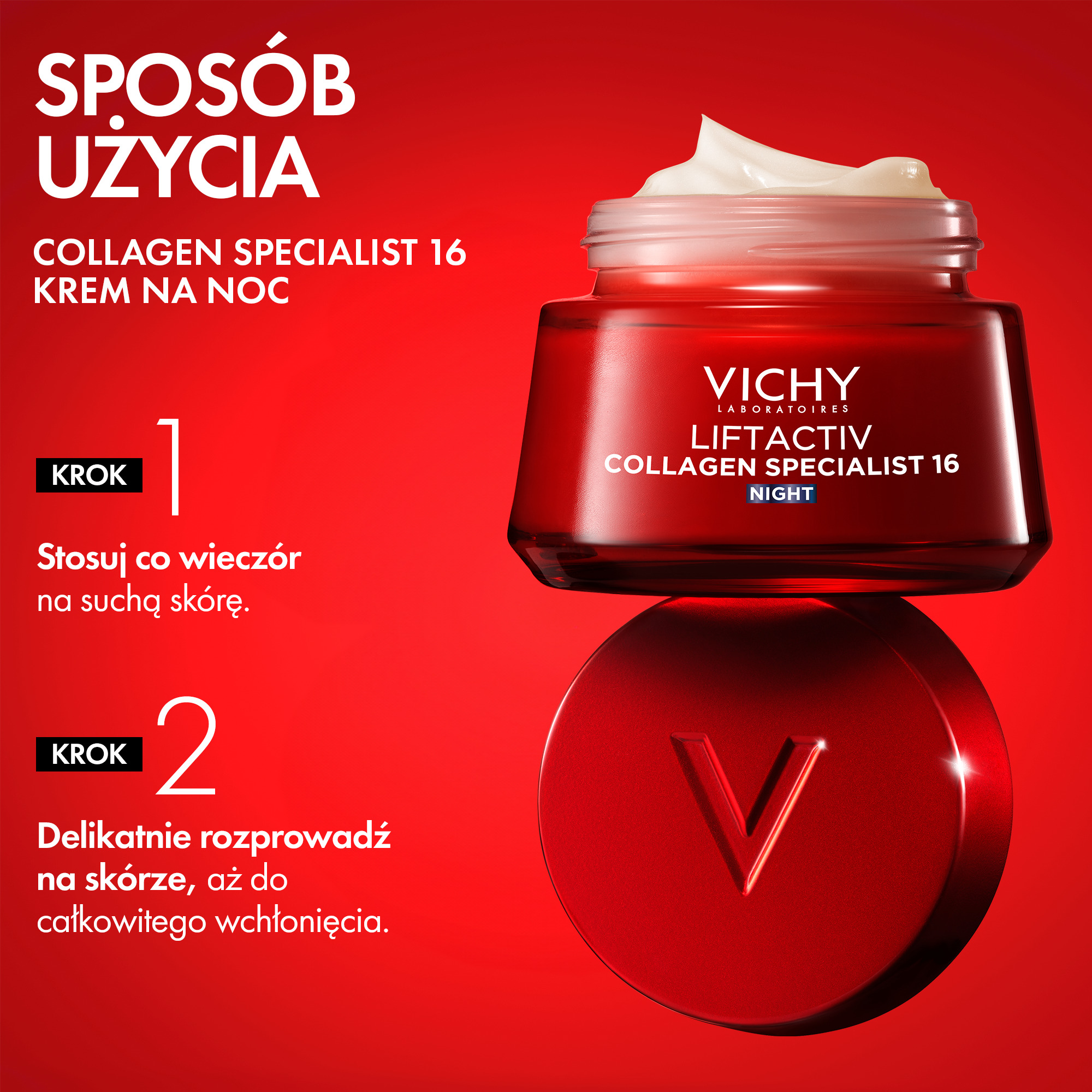 Набор Vichy Liftactiv Collagen Specialist: ночной крем с витамином Cg и пептидами 50 мл и 15 мл — фото 7