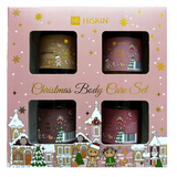 Zestaw Hiskin Magia Świąt, sól do kąpieli, 100 ml + masło do ciała, 100 ml + peeling do ciała, 100 ml + świeca sojowa, 100 ml - miniaturka zdjęcia produktu