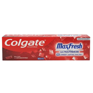 Colgate Max Fresh Cooling Crystals Ultrafreeze, pasta do zębów, spicy fresh, 100 ml - zdjęcie produktu