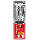Colgate Max White Charcoal, szczoteczka do zębów, miękka, 2 sztuki - miniaturka zdjęcia produktu