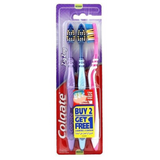 Colgate Zig Zag, szczoteczka do zębów, średnia, 2 sztuki + 1 sztuka gratis - miniaturka zdjęcia produktu