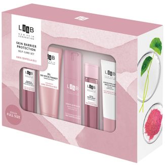Zestaw AA Laab Skin Barier Protection Centella B12, serum-ampułka, 30 ml + krem na noc, 30 ml + żel do mycia, 33 ml + esencja tonizująca, 33 ml + płyn micelarny, 15 ml - zdjęcie produktu
