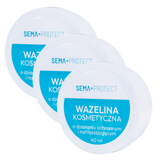 Zestaw SEMA Protect, wazelina kosmetyczna, 3 x 40 ml - miniaturka zdjęcia produktu