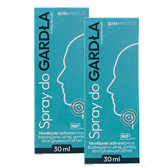 Zestaw SEMA Protect, spray do gardła, 2 x 30 ml Zestaw SEMA Protect, spray do gardła, 2 x 30 ml - zdjęcie produktu