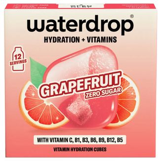 Waterdrop Microdrink, witaminowa kostka nawadniająca, grapefruit, 12 sztuk Waterdrop Microdrink, witaminowa kostka nawadniająca, grapefruit, 12 sztuk - zdjęcie produktu