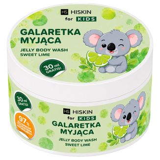 HiSkin Kids Jelly Body Wash, galaretka do kąpieli, limonka, 180 ml - zdjęcie produktu
