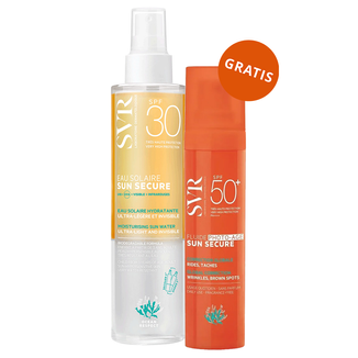 SVR Sun Secure Eau Solaire, dwufazowa woda słoneczna w sprayu, od 3 lat, SPF 30, 200 ml + Fluide Photo-Age, fluid anti-age, SPF 50+, 40 ml gratis - zdjęcie produktu