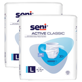 Zestaw Seni Active Classic, majtki chłonne, L, 110-135 cm, 2 x 30 sztuk - miniaturka zdjęcia produktu