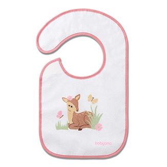 BabyOno, śliniak frotte, różowy, od 6 miesiąca, 1 sztuka - zdjęcie produktu