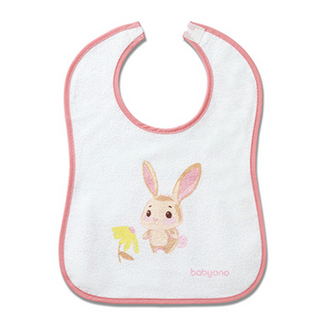 BabyOno, śliniak frotte, różowy, od 9 miesiąca, 1 sztuka - zdjęcie produktu
