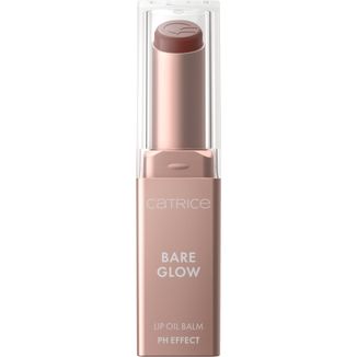 Catrice Bare Glow Lip Oil Balm 020 Warm Mahogany, olejkowy balsam do ust zmieniający kolor, 3 g - zdjęcie produktu