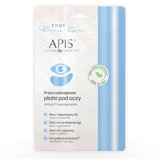 Apis, przeciwobrzękowe płatki pod oczy, 1 para Apis, przeciwobrzękowe płatki pod oczy, 1 para - zdjęcie produktu