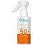 Oillan Sun, ochronny spray do twarzy i ciała, SPF 50, 125 ml +  nawilżający dermo-krem, od 1 dnia życia, 75 ml gratis - miniaturka 2 zdjęcia produktu