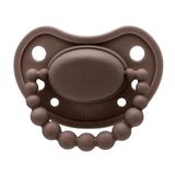 Luu Kids, smoczek uspokajający, 3-6 miesięcy, pozycjonujący, silikonowy, Choco Loco, 1 sztuka - miniaturka zdjęcia produktu