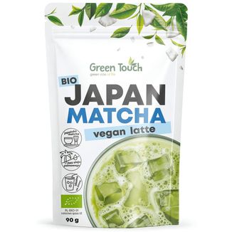 Green Touch, BIO Matcha Latte Vegan, kokosowy napój instant, 90 g - zdjęcie produktu