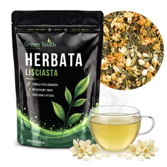 Green Touch, Jaśminowy Świt, herbata zielona Sencha z jaśminem, 50 g - zdjęcie produktu