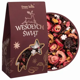Green Touch, Zimowy Ogród, herbata owocowa w pudełku świątecznym, 50 g - zdjęcie produktu