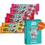 Zestaw Bunny Ninja Fruit Straws, przekąska owocowa, jabłko-malina, 2 x 16 g + jabłko-truskawka, 2 x 16 g + jabłko-mango, 2 x 16 g + gra gratis - miniaturka  zdjęcia produktu