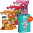Zestaw Bunny Ninja Fruit Fluk, przekąska owocowa, smak jabłko-malina, 2 x 15 g + smak jabłko-truskawka, 2 x 15 g + smak jabłko-mango, 2 x 15 g + gra gratis - 1 Zestaw Bunny Ninja Fruit Fluk, przekąska owocowa, smak jabłko-malina, 2 x 15 g + smak jabłko-truskawka, 2 x 15 g + smak jabłko-mango, 2 x 15 g + gra gratis - miniaturka zdjęcia produktu