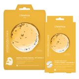 Zestaw L'Biotica, hydrożelowa maska do twarzy z witaminą C, 1 sztuka + hydrożelowe płatki pod oczy z witaminą C, 2 sztuki - miniaturka zdjęcia produktu