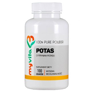 MyVita, Potas, cytrynian potasu, 100 g - zdjęcie produktu