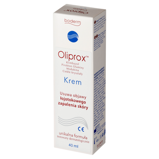 Oliprox, krem do stosowania w łojotokowym zapaleniu skóry głowy i ciała, 40 ml - zdjęcie produktu