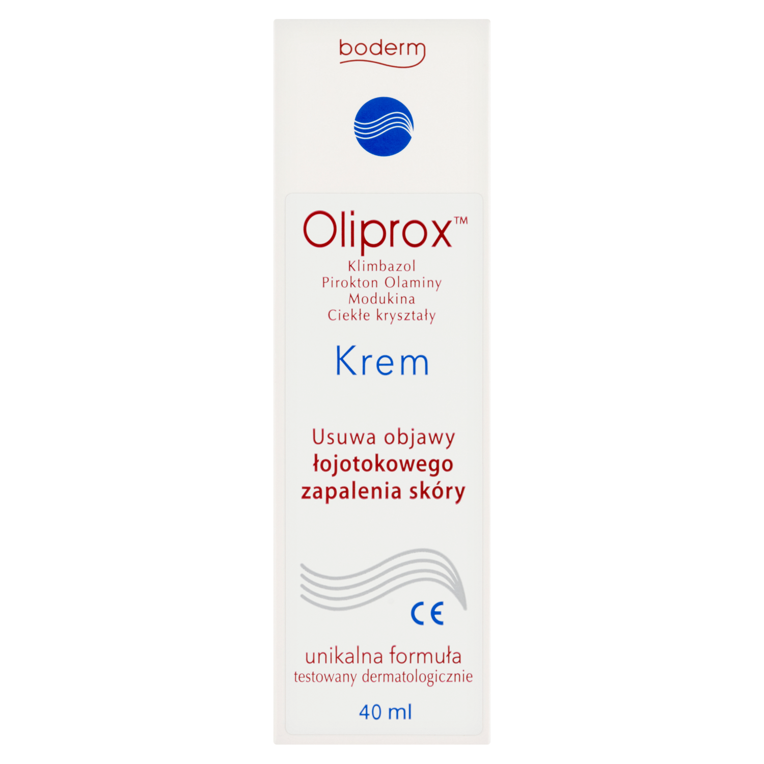 Oliprox Oliprox, krem na ŁZS, łupież pstry i grzybicę skóry, 40 ml — Składniki i ocena