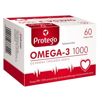 Protego Omega-3 1000, 60 kapsułek - zdjęcie produktu