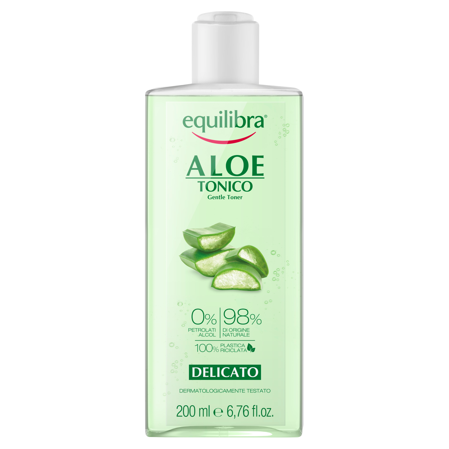 Nieznana Equilibra Aloe, tonik do twarzy, aloesowy, 200 ml