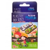 ActivePlast, plastry dla dzieci, hipoalergiczne, 7 cm x 2 cm, 16 sztuk - miniaturka zdjęcia produktu