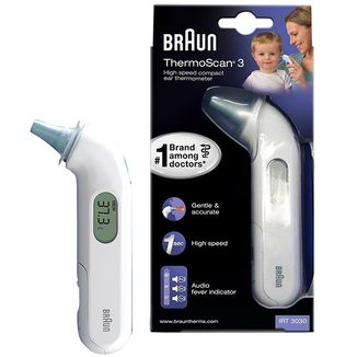 Braun ThermoScan 3 IRT3030, termometr do ucha USZKODZONE OPAKOWANIE - zdjęcie produktu