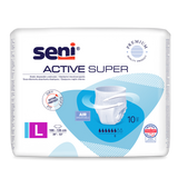 Majtki chłonne SENI ACTIVE SUPER, Large, dla dorosłych, 10 sztuk - miniaturka zdjęcia produktu