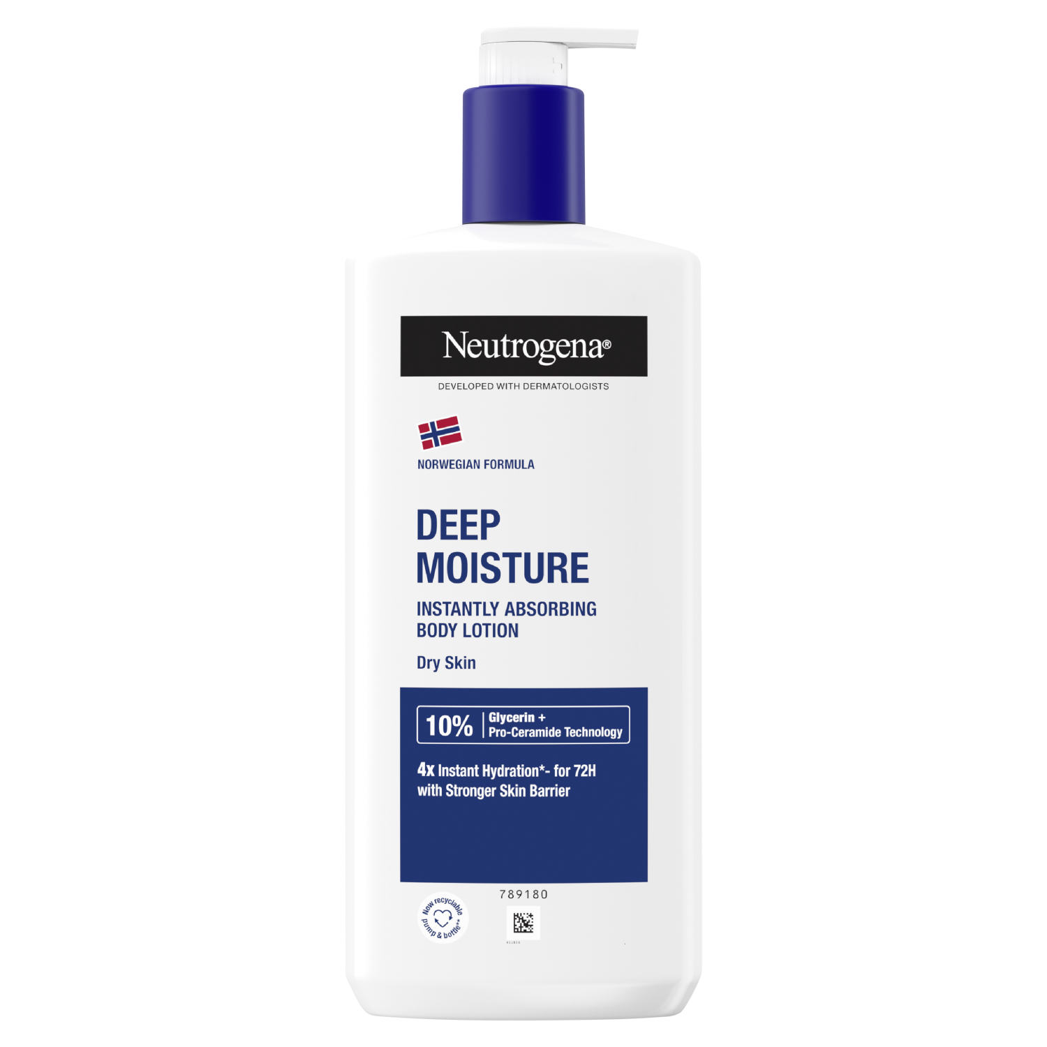 Neutrogena Neutrogena Formel Norweska, Deep Moisture, tief feuchtigkeitsspendend Körperemulsion, 400 ml — Inhaltsstoffe und Bewertung