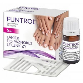 Funtrol 50 mg/ml, lakier do paznokci leczniczy, 5 ml - zdjęcie produktu
