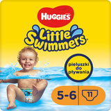 Huggies Little Swimmers, majteczki, do pływania, Gdzie jest Dory, rozmiar 5-6, 12-18 kg, 11 sztuk - miniaturka zdjęcia produktu