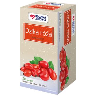 Rodzina Zdrowia Dzika Róża, herbatka fix, 3 g x 20 saszetek KRÓTKA DATA Rodzina Zdrowia Dzika Róża, herbatka fix, 3 g x 20 saszetek KRÓTKA DATA - zdjęcie produktu
