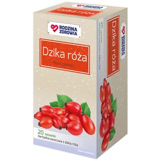 Rodzina Zdrowia Dzika Róża, herbatka fix, 3 g x 20 saszetek - zdjęcie produktu