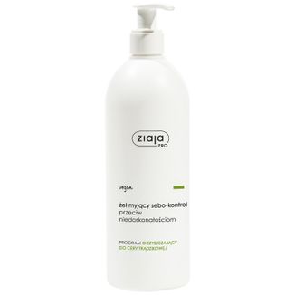 Ziaja Pro, żel myjący sebo-kontrol przeciw niedoskonałościom, cera trądzikowa, 500 ml - zdjęcie produktu