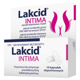 Lakcid Intima, 10 kapsułek dopochwowych - miniaturka zdjęcia produktu