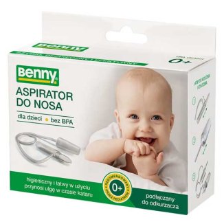 Benny, aspirator do nosa, od urodzenia, 1 sztuka - zdjęcie produktu