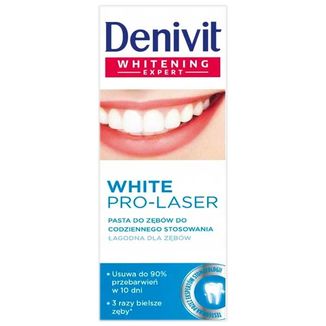 Denivit, pasta do zębów, White Pro-Laser, 50 ml - zdjęcie produktu