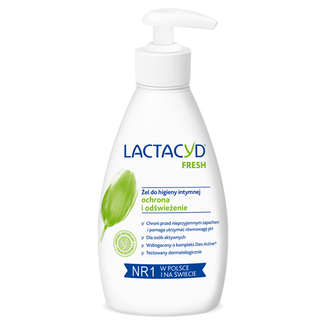 Lactacyd Fresh, żel do higieny intymnej odświeżający, 200 ml - zdjęcie produktu