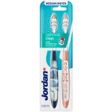 Jordan Individual Clean, szczoteczka do zębów, Medium, 2 sztuki - miniaturka zdjęcia produktu