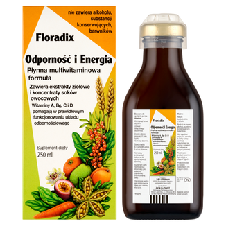 Floradix Odporność i Energia, 250 ml - zdjęcie produktu