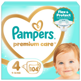 Pampers Premium Care 4 (9-15 kg), pieluchy, 104 sztuki - miniaturka zdjęcia produktu