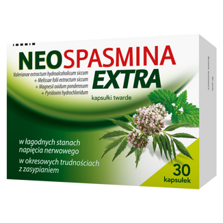 Neospasmina Extra, 30 kapsułek USZKODZONE OPAKOWANIE Neospasmina Extra, 30 kapsułek USZKODZONE OPAKOWANIE - zdjęcie produktu